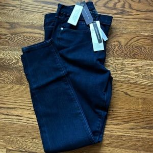 Banana Republic Zero Gravity premium denim jeans size 31 long dark indigo NWT